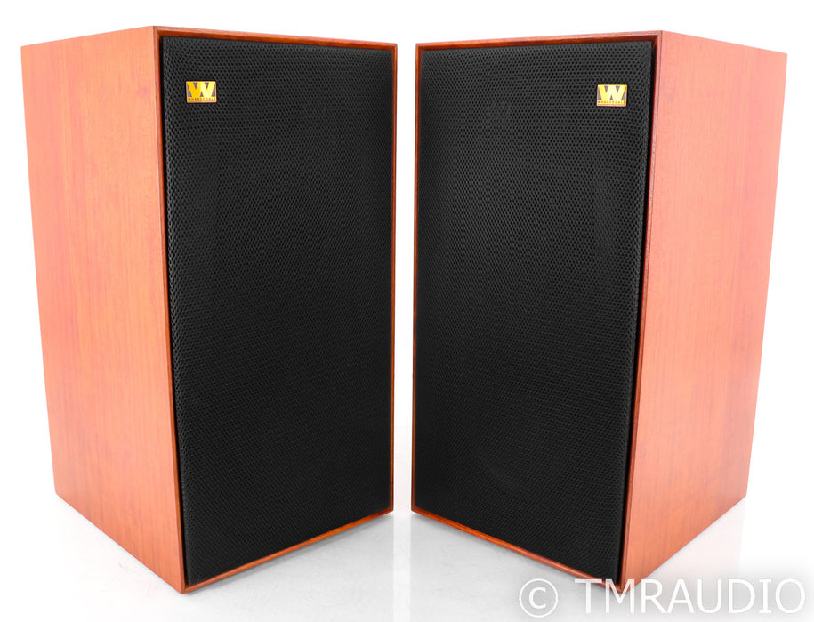 Wharfedale Linton 85th Anniversary Bookshelf Speakers; Mahogany Pair