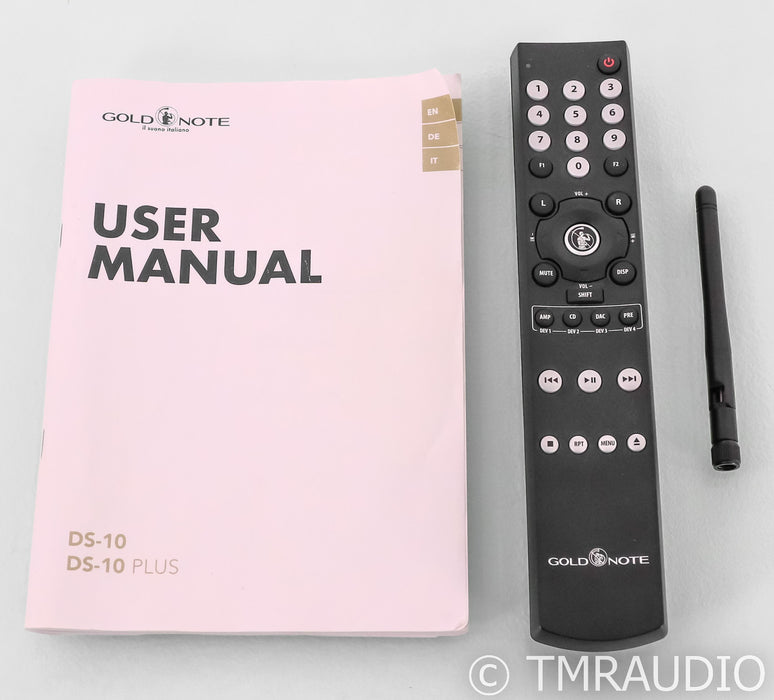 Gold Note DS-10 DAC; DS10; Remote; Bluetooth