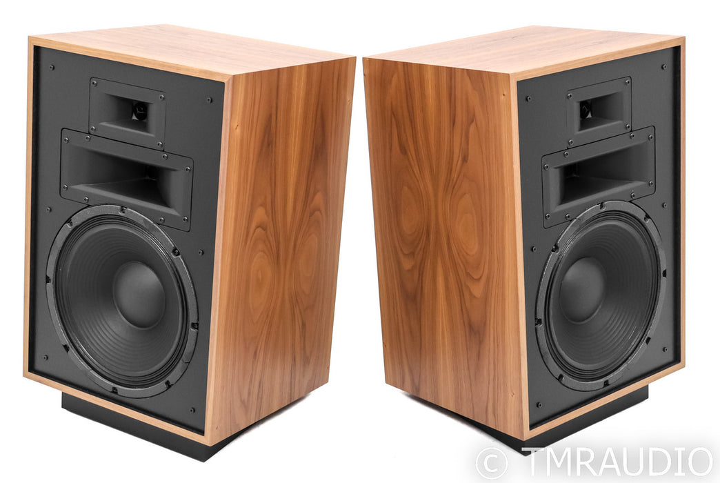 Klipsch Heresy IV Floorstanding Speakers; American Walnut Pair; Heresy 4