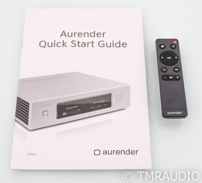 Aurender A100 Network Streamer / Server; Remote; 2TB; Black; A-100