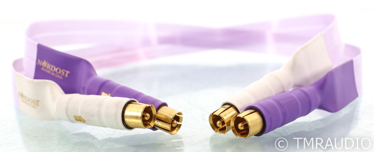 Nordost Flatline SPM Reference RCA Cables; 0.5m Pair Interconnects