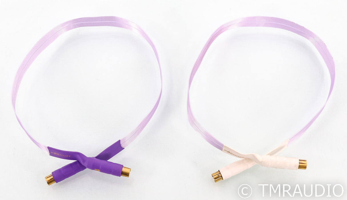 Nordost Flatline SPM Reference RCA Cables; 0.5m Pair Interconnects