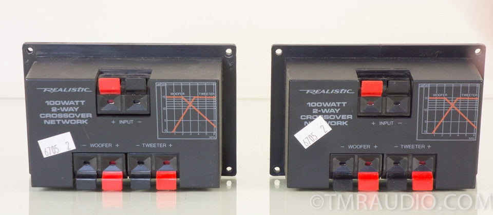 Realistic 100 Watt 2-way Crossover Network