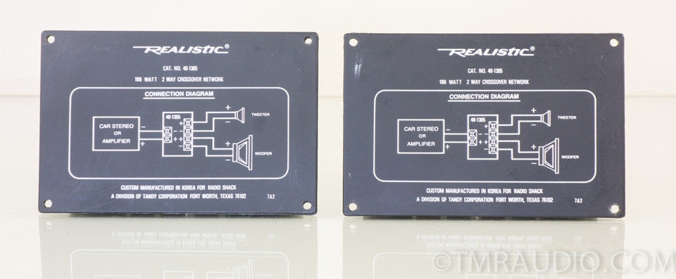 Realistic 100 Watt 2-way Crossover Network