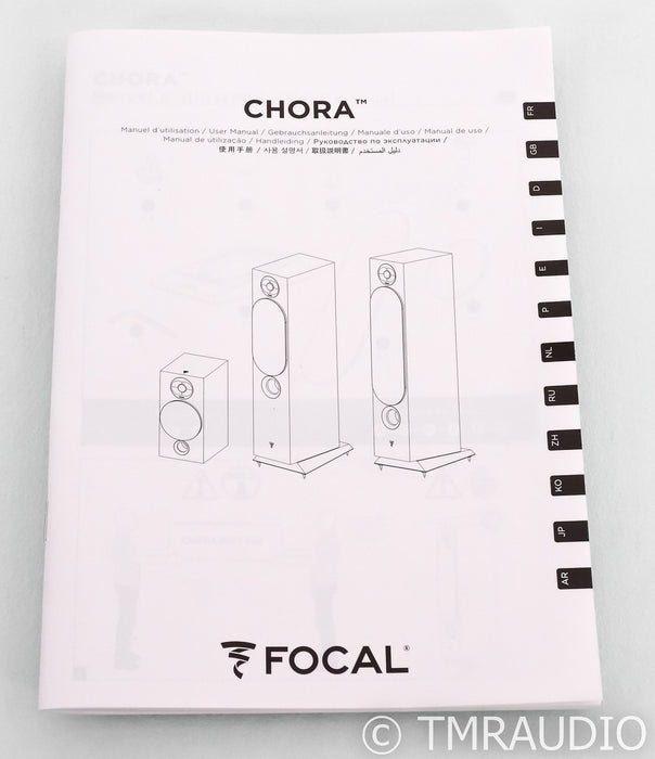 Focal Chora 806 Bookshelf Speakers; Black Pair