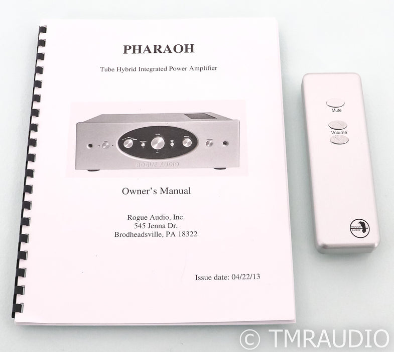 Rogue Audio Pharaoh Hybrid Stereo Integrated Amplifier; Remote; MM / MC Phono
