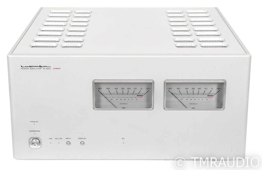 Luxman M-900u Stereo Power Amplifier; M900u; Silver