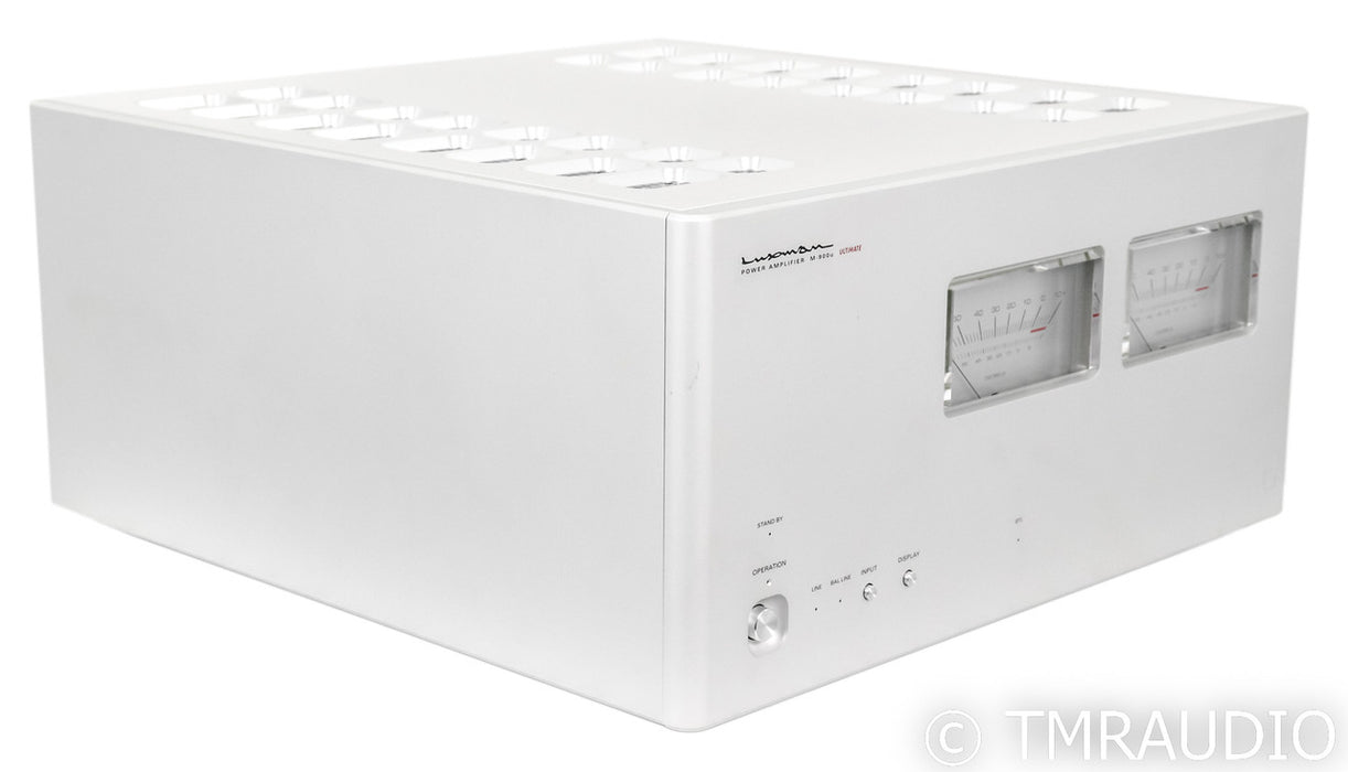 Luxman M-900u Stereo Power Amplifier; M900u; Silver