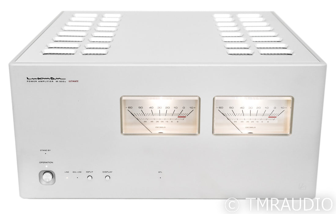 Luxman M-900u Stereo Power Amplifier; M900u; Silver