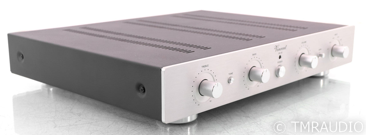Vincent Audio SA-32 Stereo Tube Hybrid Preamplifier; Remote; Silver; SA32