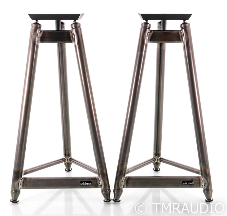 Solidsteel SS-6 24" Tripod Frame Speaker Stands; SS6; Black Pair