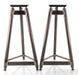 Solidsteel SS-6 24" Tripod Frame Speaker Stands; SS6; Black Pair
