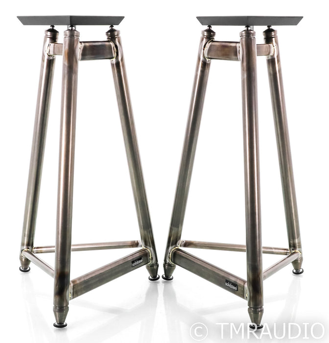 Solidsteel SS-6 24" Tripod Frame Speaker Stands; SS6; Black Pair
