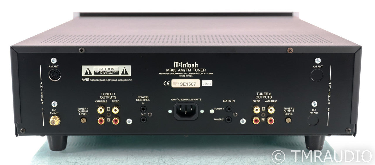 McIntosh MR85 Stereo AM / FM Tuner; MR-85; RAA1 Remote Antenna