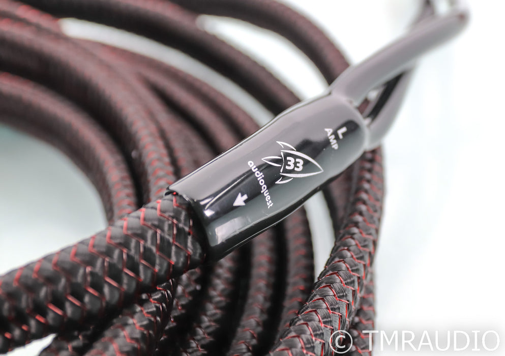 AudioQuest Rocket 33 Speaker Cables; 15ft Pair (Open Box)