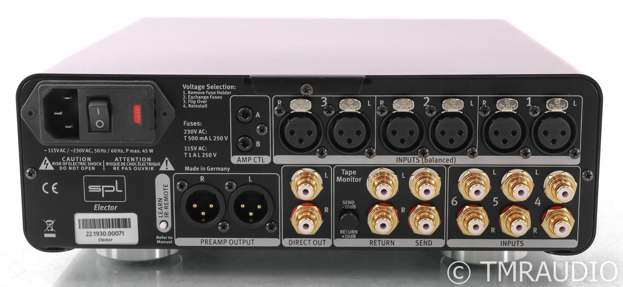 SPL Elector Stereo Preamplifier; Black (Open Box)
