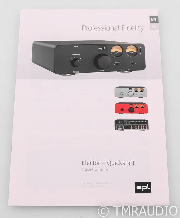 SPL Elector Stereo Preamplifier; Black (Open Box)