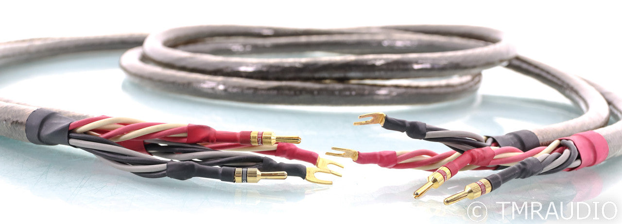 Straight Wire Black Silc Speaker Cables; 3m Pair