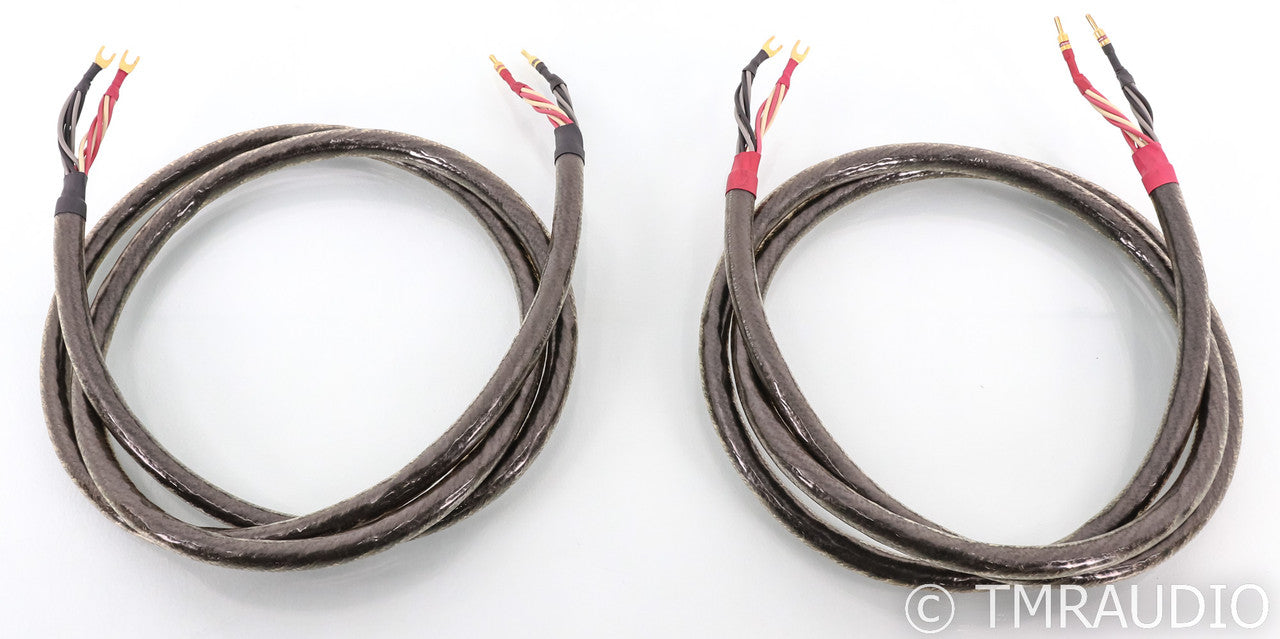 Straight Wire Black Silc Speaker Cables; 3m Pair