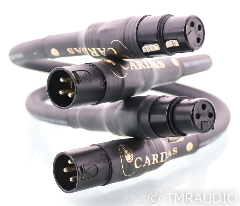 Cardas Golden Reference XLR Cables; 0.5m Pair Balanced Interconnects