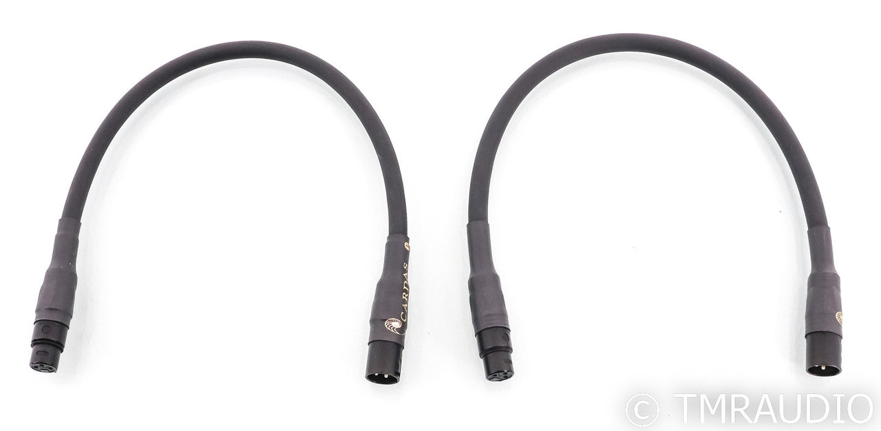 Cardas Golden Reference XLR Cables; 0.5m Pair Balanced Interconnects