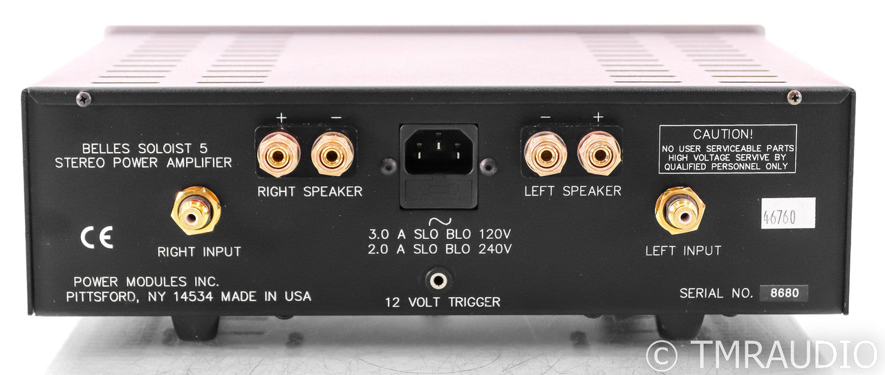 Power Modules Belles Soloist 5 Stereo Power Amplifier