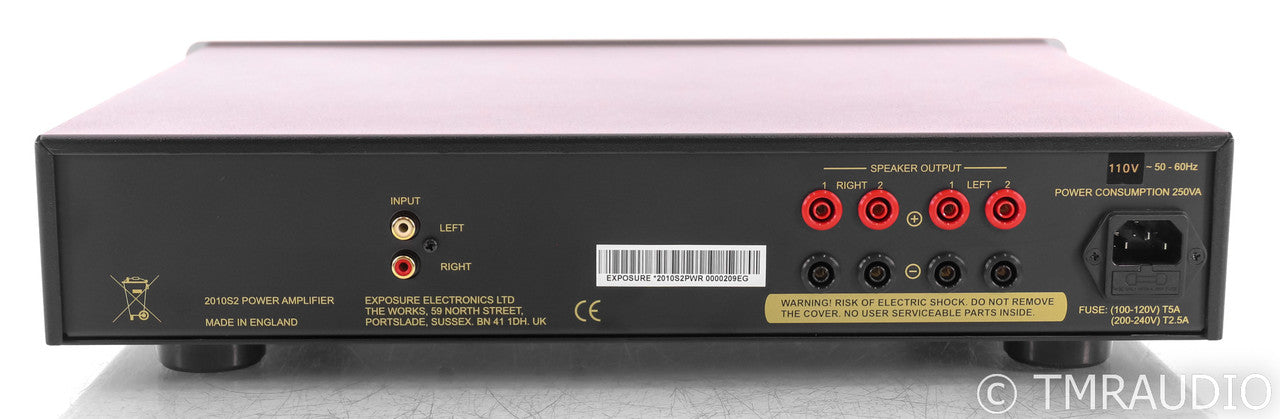 Exposure S2020S2 Stereo Power Amplifier; S2010-S2; Titanium
