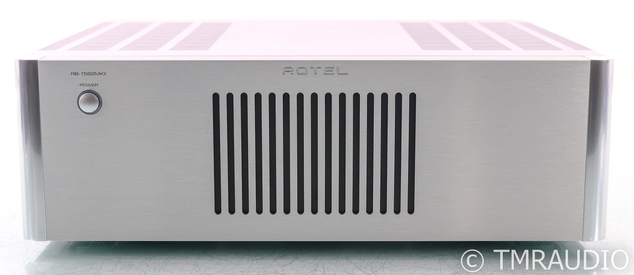 Rotel RB-1582 MkII Stereo Power Amplifier; Silver (Open Box)