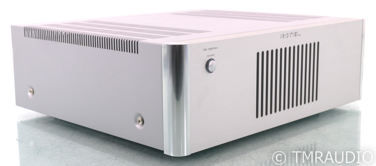 Rotel RB-1582MkII Stereo Power Amplifier; Silver (Open Box)