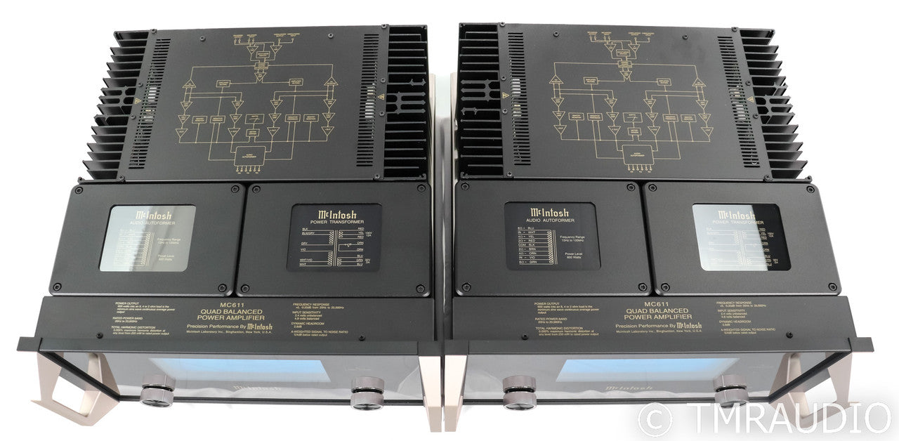 McIntosh MC611 Mono Power Amplifier; Pair; MC-611