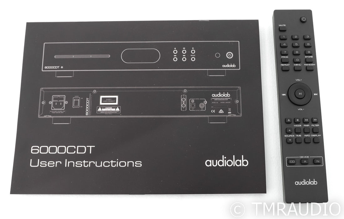 Audiolab 6000CDT CD Transport; 6000-CDT; Remote