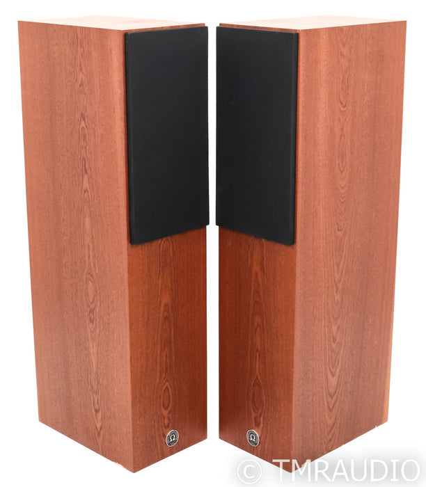 Omega Super Alnico High Output XRS Floor Speakers; Mahogany Pair
