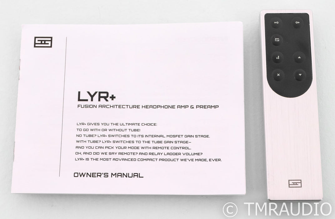Schiit Lyr+ Tube Hybrid Headphone Amplifier; Remote