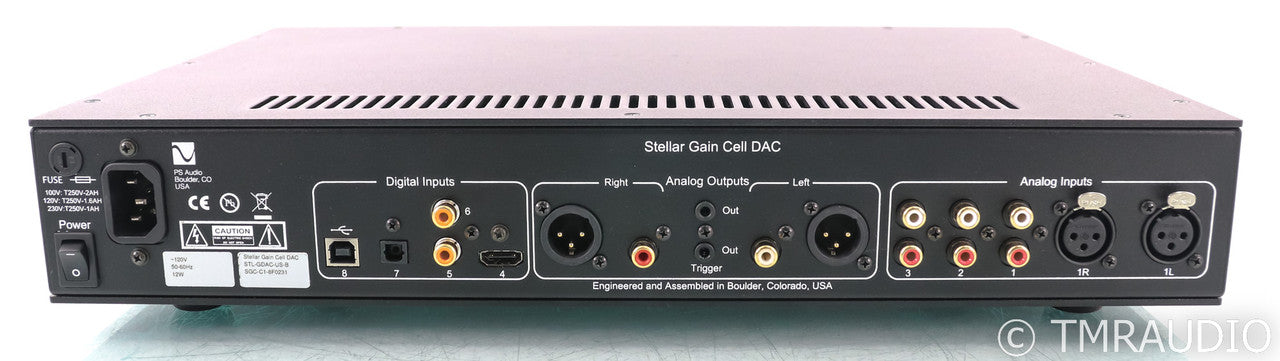 PS Audio Stellar GainCell DAC; D/A Converter; Remote; Black;