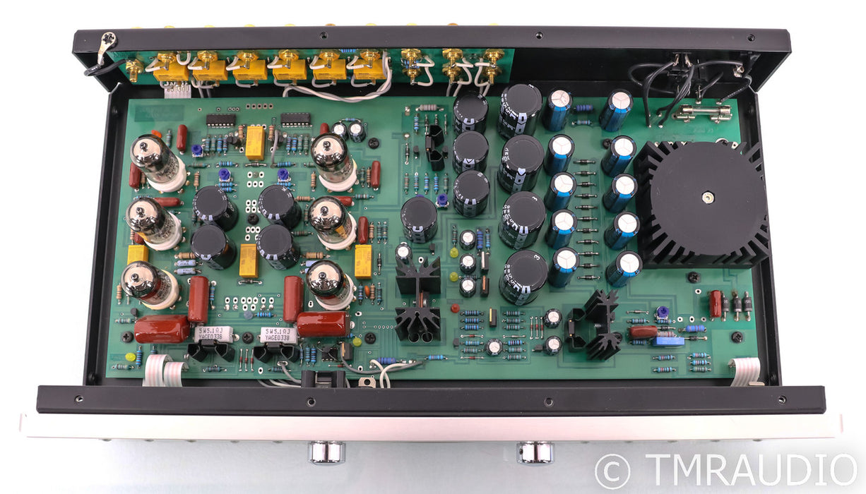 Herron Audio VTSP-2 (r02) Stereo Tube Preamplifier; VTSP2; Remote; Silver