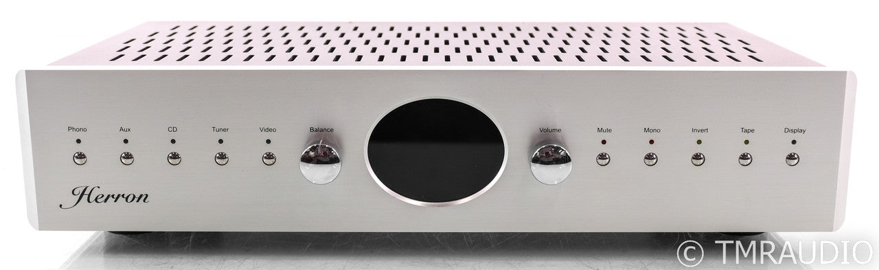 Herron Audio VTSP-2 (r02) Stereo Tube Preamplifier; VTSP2; Remote; Silver