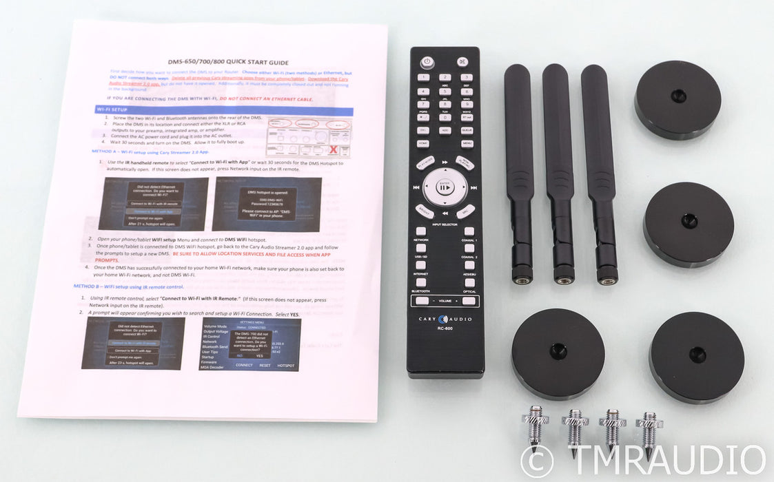 Cary Audio DMS-800PV Network Streamer; DAC; Remote; Professional Version