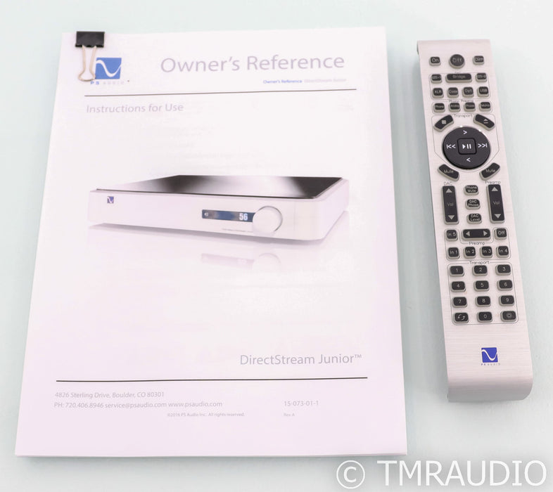 PS Audio PerfectWave DirectStream Jr DAC; D/A Converter; USB; Remote
