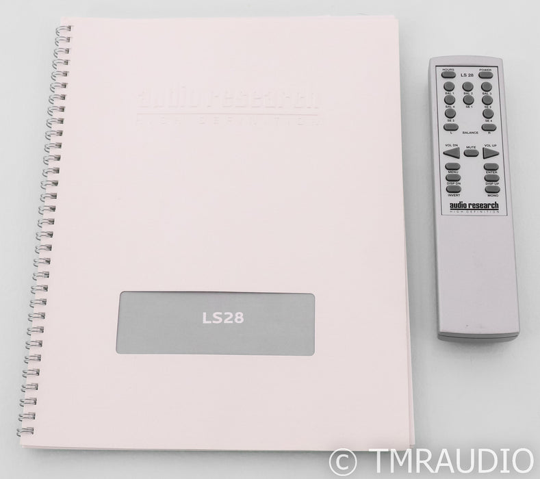 Audio Research LS-28 Stereo Tube Hybrid Preamplifier; LS28; Remote; Silver