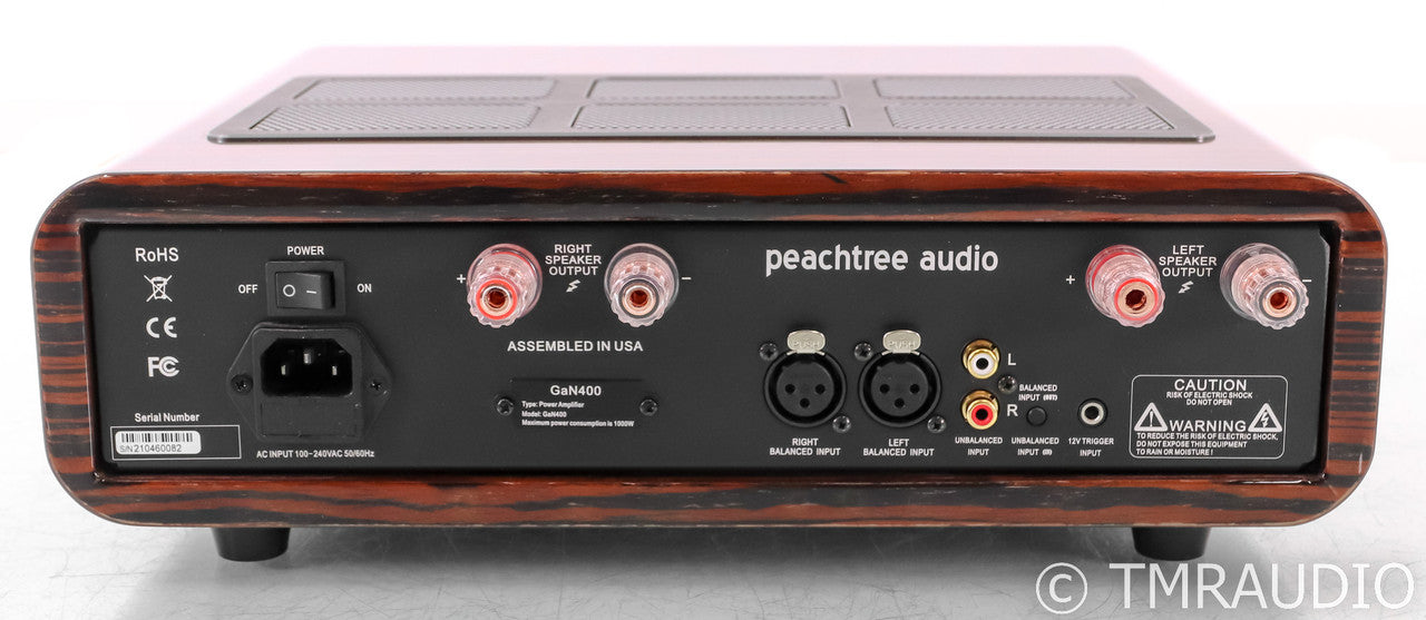 Peachtree Audio GaN400 Stereo Power Amplifier; Gloss Mocha
