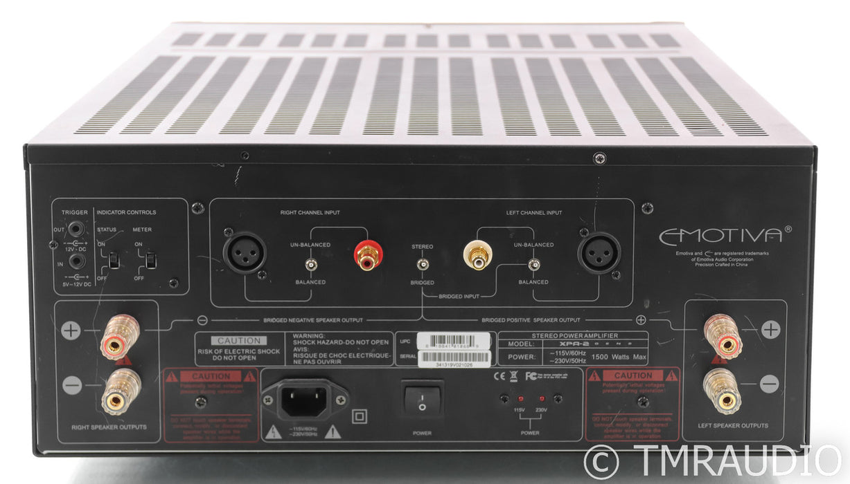 Emotiva XPA-2 Gen 2 Stereo Power Amplifier; XPA2