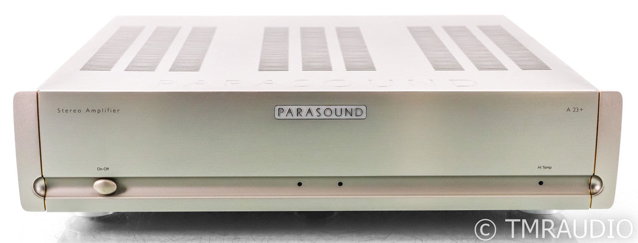 Parasound A 23+ Stereo Power Amplifier; Silver; A23+