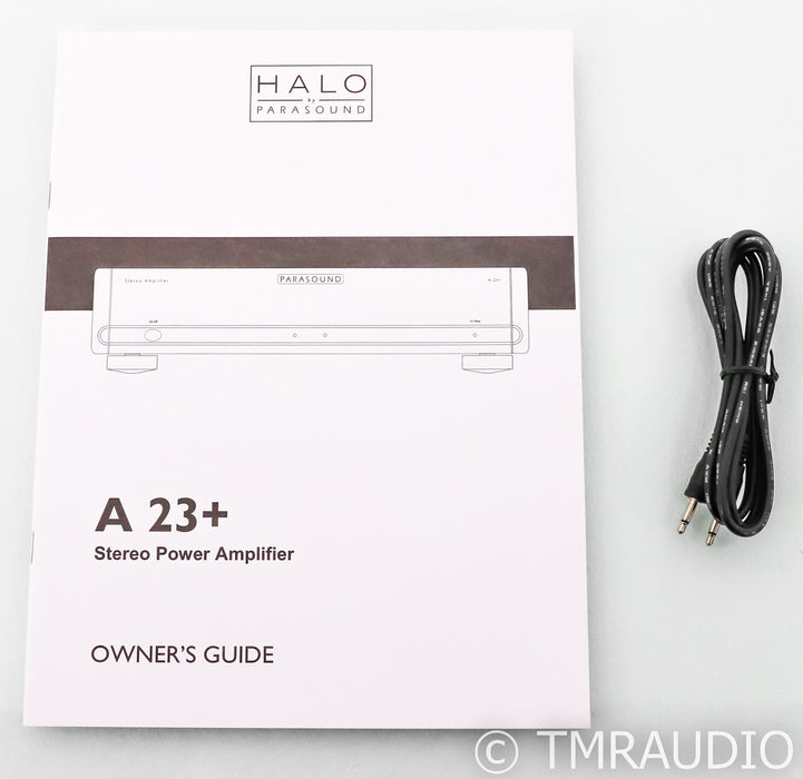 Parasound A 23+ Stereo Power Amplifier; Silver; A23+