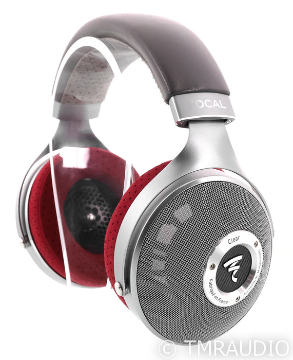 Focal Clear Open Back Headphones; Silver