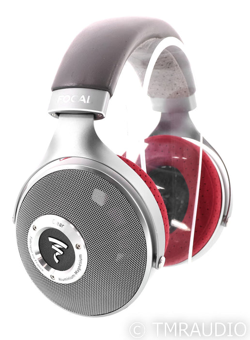 Focal Clear Open Back Headphones; Silver