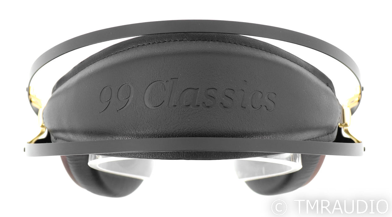 Meze 99 Classics Closed Back Headphones; Walnut Gold