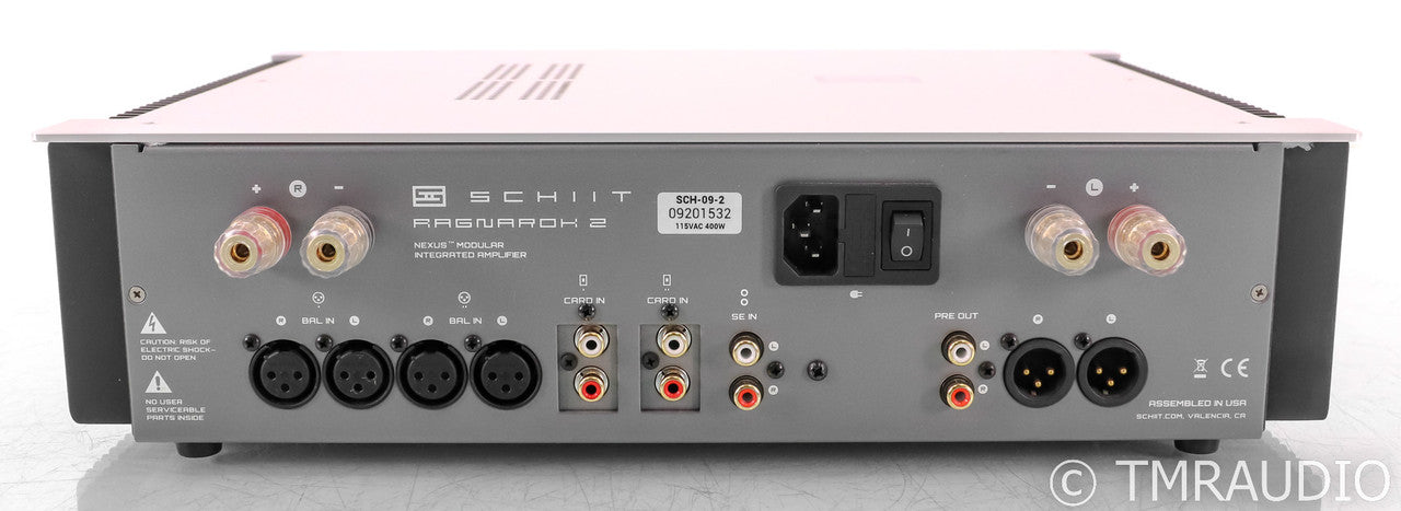 Schiit Ragnarok 2 Stereo Integrated Amplifier; Silver
