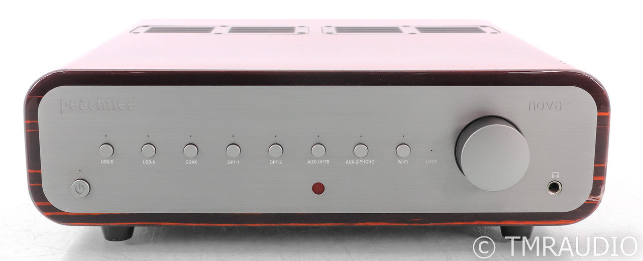 Peachtree Nova 150 Stereo Integrated Amplifier; Remote; DAC; MM Phono; Wood