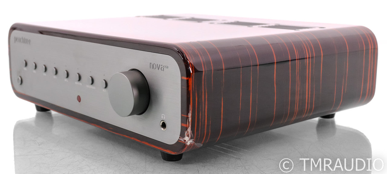 Peachtree Nova 150 Stereo Integrated Amplifier; Remote; DAC; MM Phono; Wood