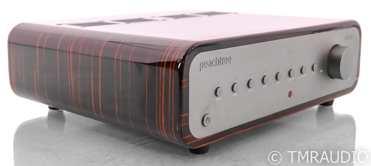 Peachtree Nova 150 Stereo Integrated Amplifier; Remote; DAC; MM Phono; Wood